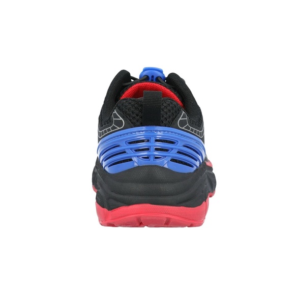 Avia Kids Black, Red & Blue Mesh Athletic Running Sneakers - Picture 4 of 6